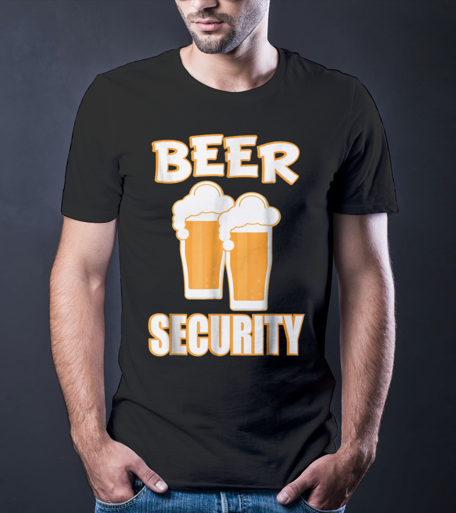 Beer Security Cool Dad T-Shirt