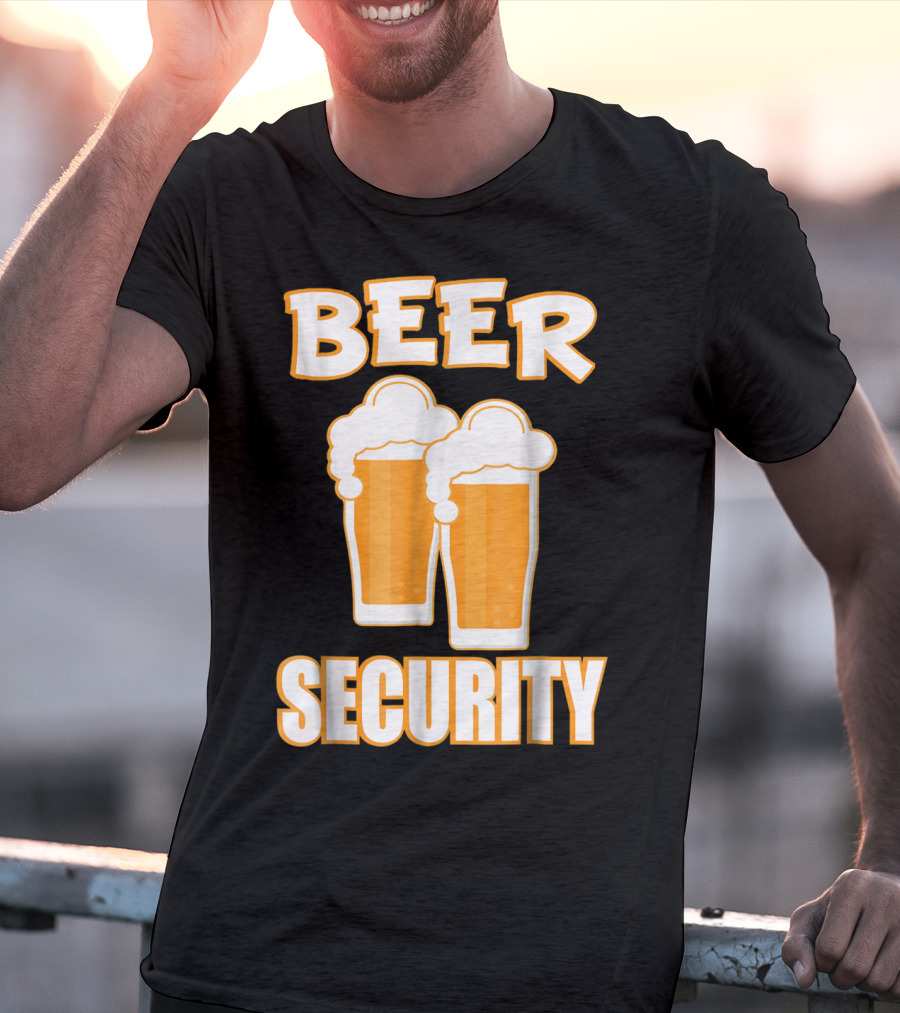 Beer Security Cool Dad T-Shirt