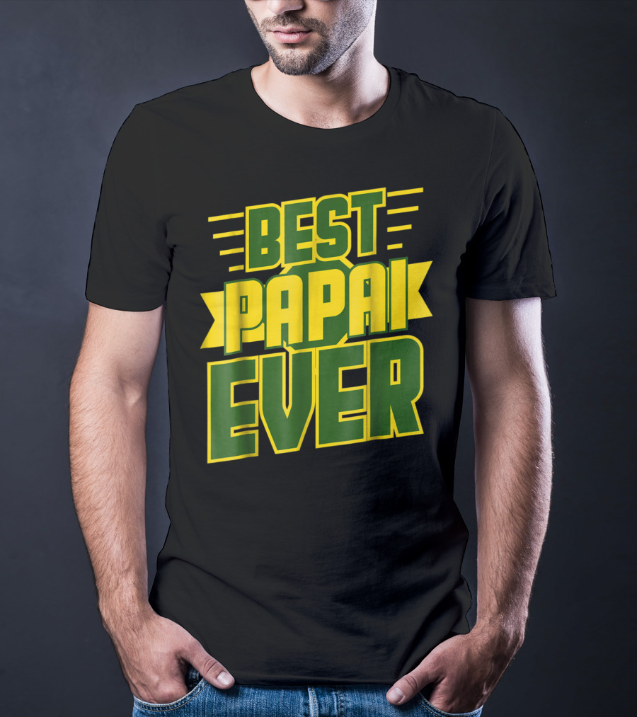 Best Papai Ever Awesome Brazilian Dad Brazil T-Shirt