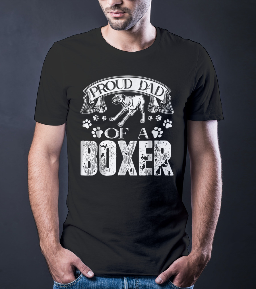 Proud Dad Of A Boxer T-Shirt