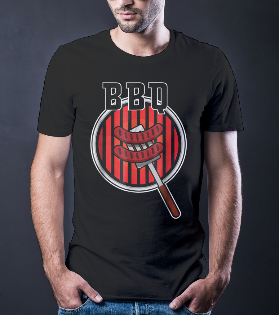 BBQ Master Hot Grilled Barbecue Hot Dogs Grill T-Shirt