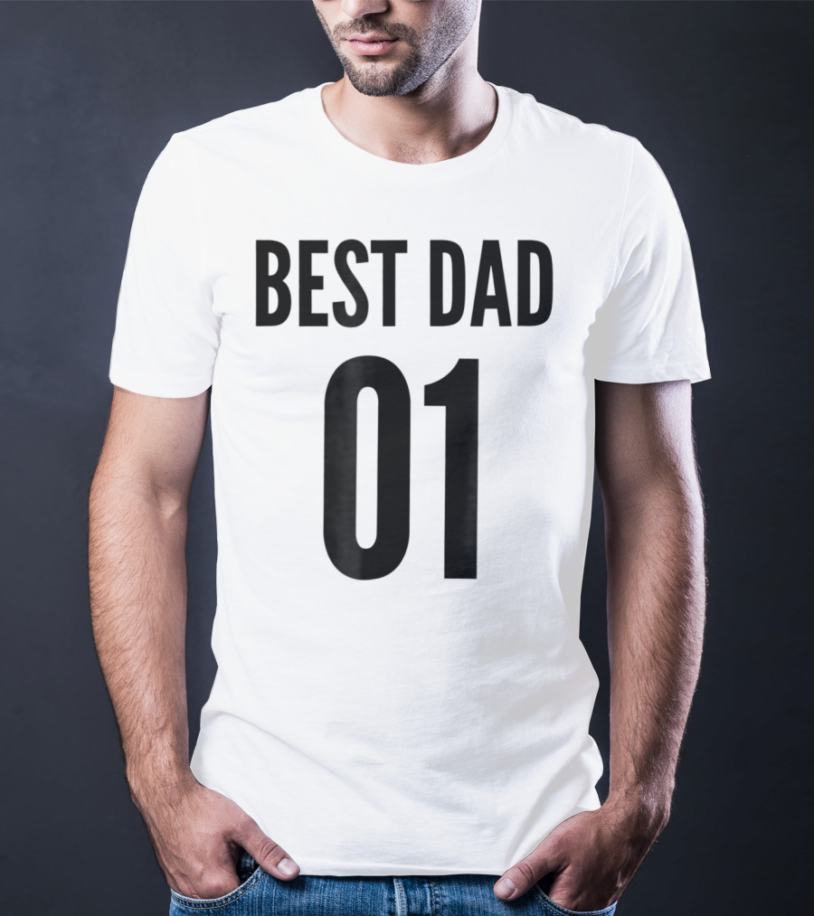Best Dad 01 Number 1 Dad T-Shirt