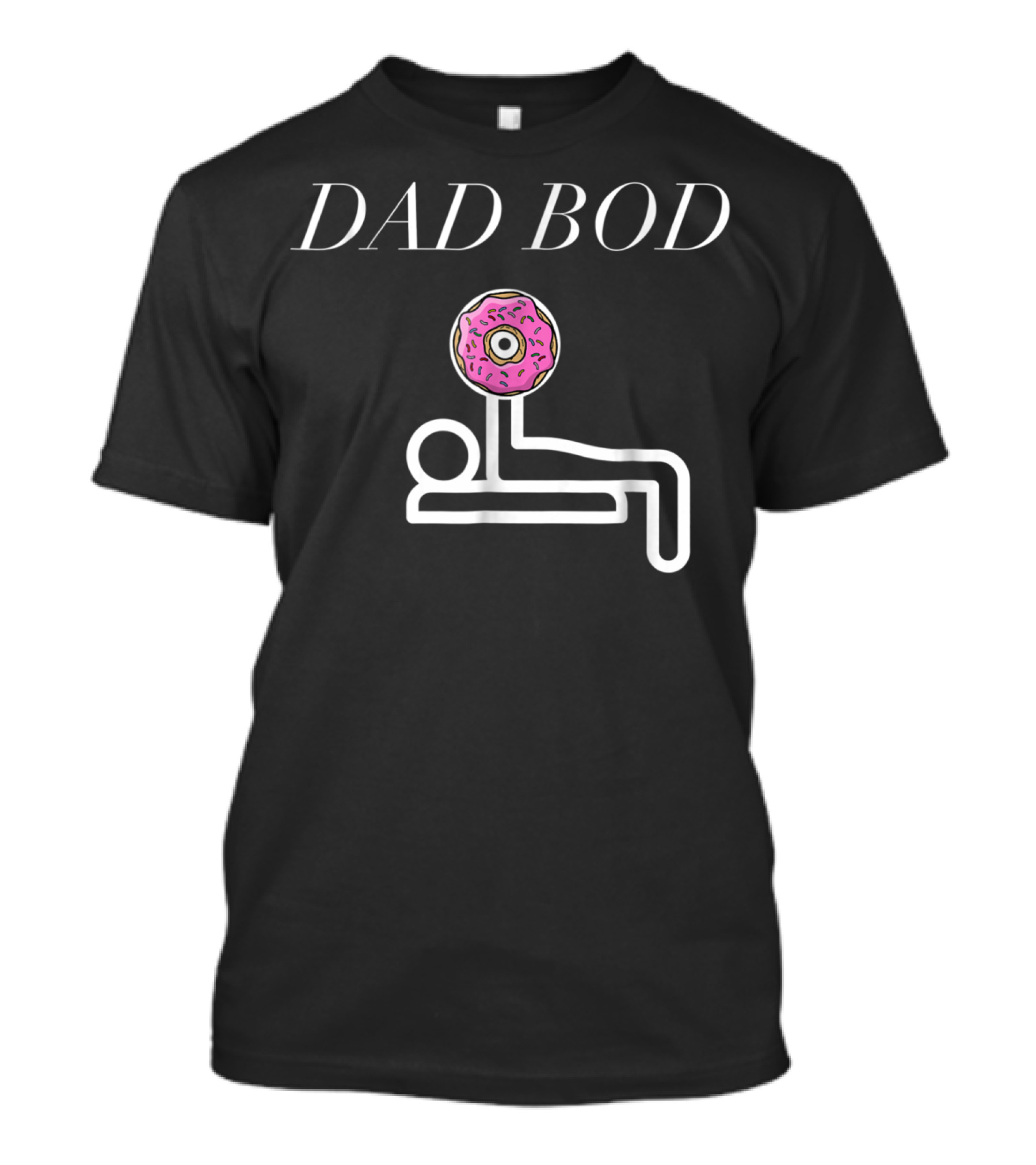 Dad Bod Lifting Doughnut Fitness90 T-Shirt