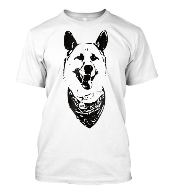 Akita Inu Dog Mom Or Dad Bandana T-Shirt