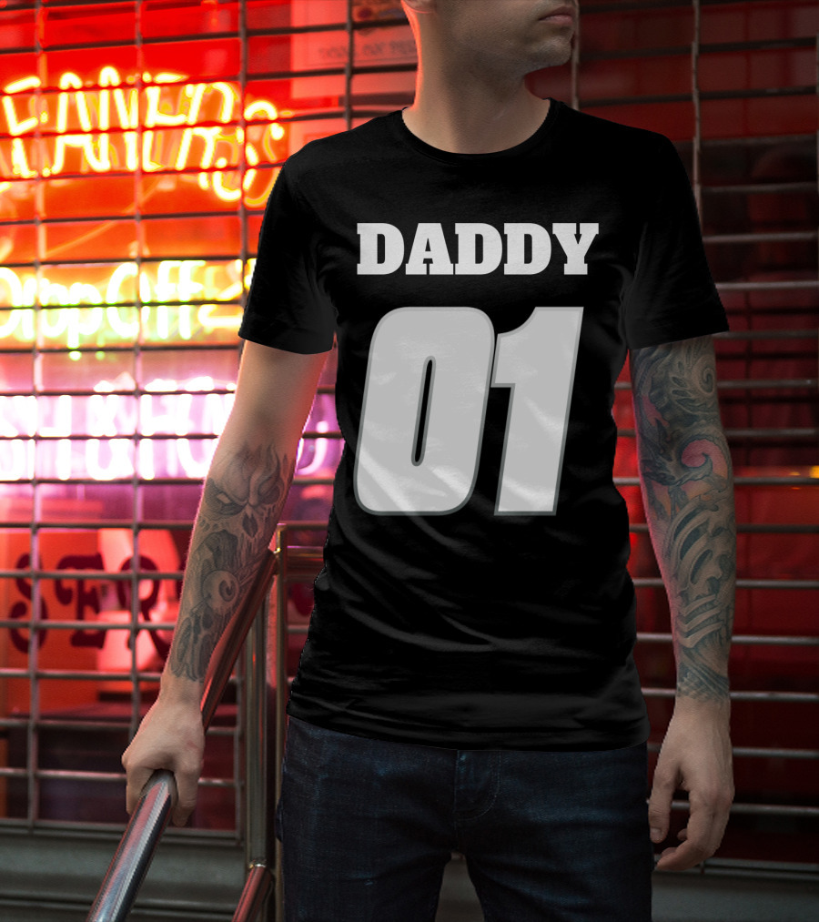 Daddy 01 Number One Dad T-Shirt