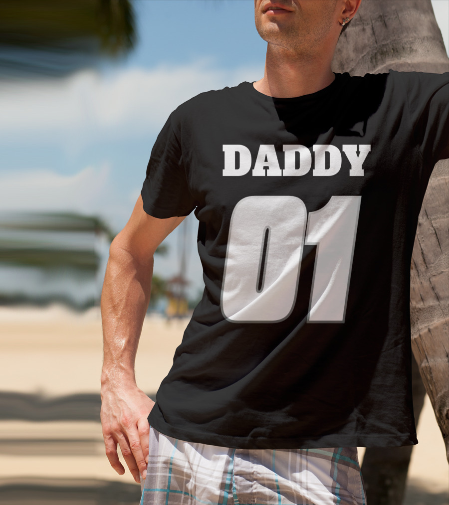 Daddy 01 Number One Dad T-Shirt
