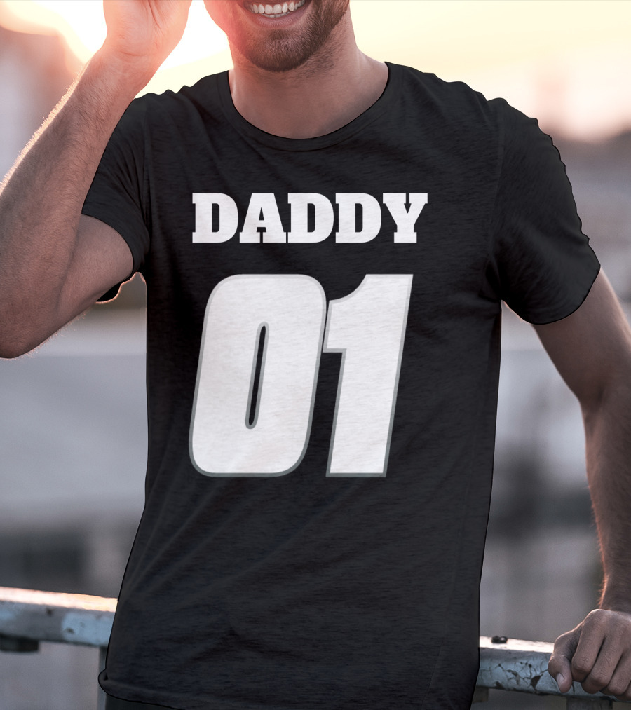 Daddy 01 Number One Dad T-Shirt