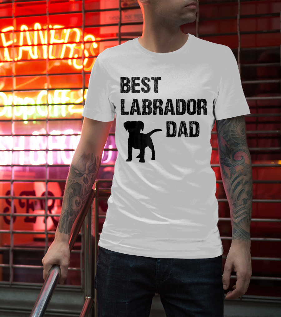 Best Labrador Dad T-Shirt