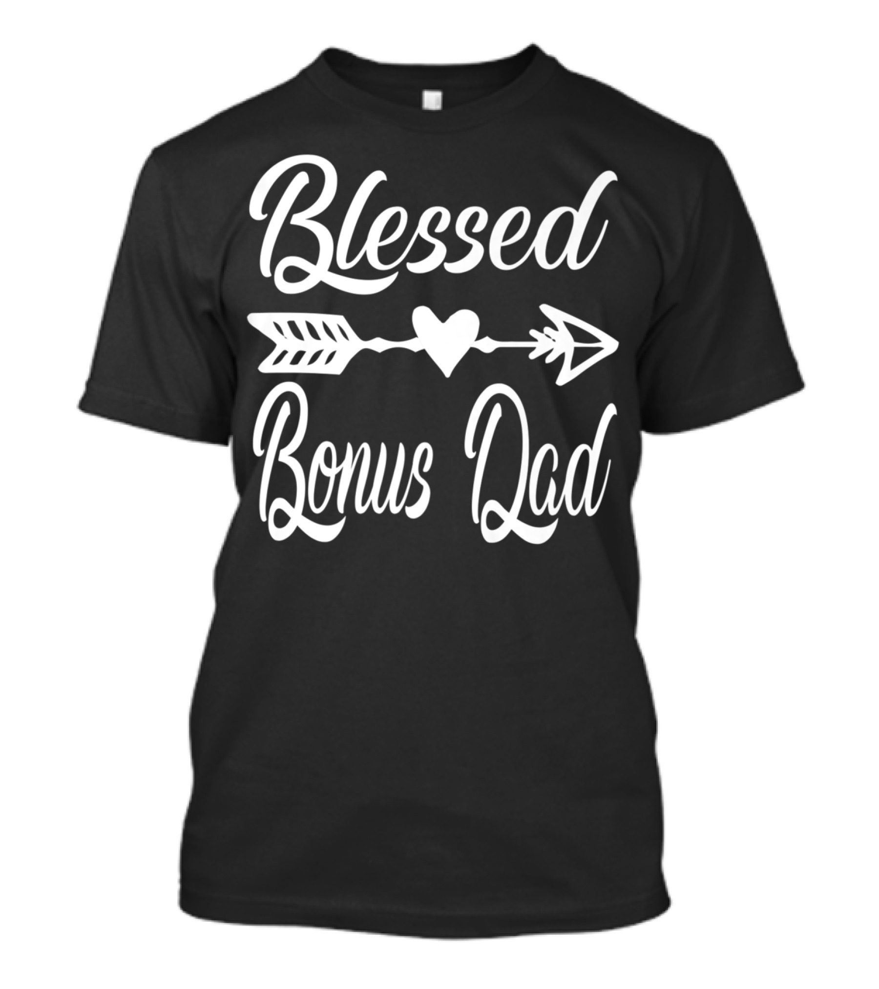 Blessed Bonus Dad Heart Arrow Thanksgiving88 T-Shirt