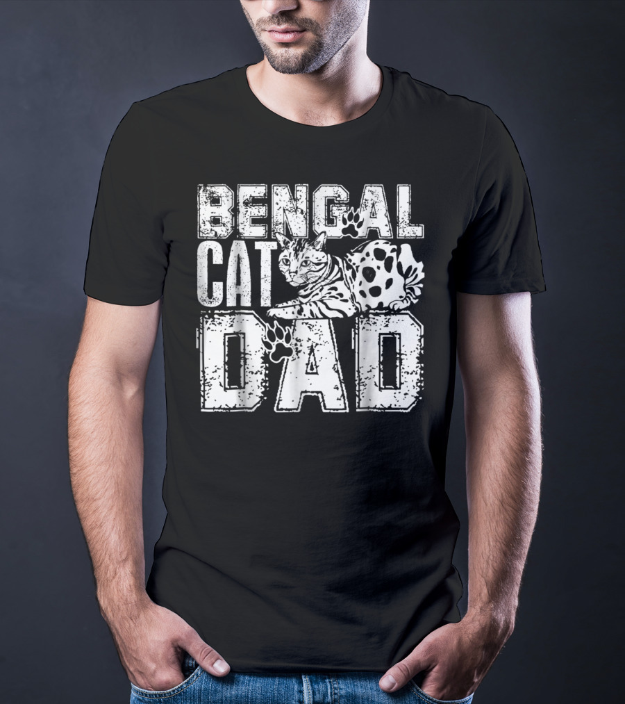 Bengal Cat Dad Bengal Cat Dad T-Shirt