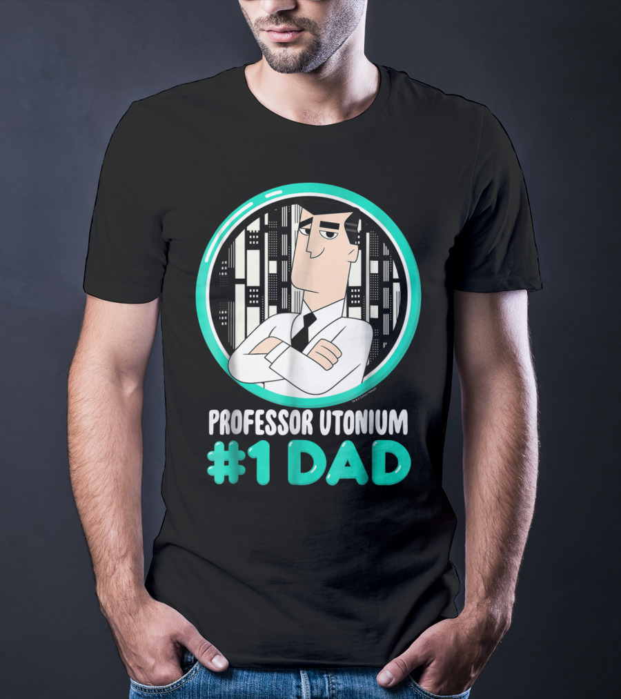 CN Powderpuff Girls Professor Utonium #1 Dad T-Shirt