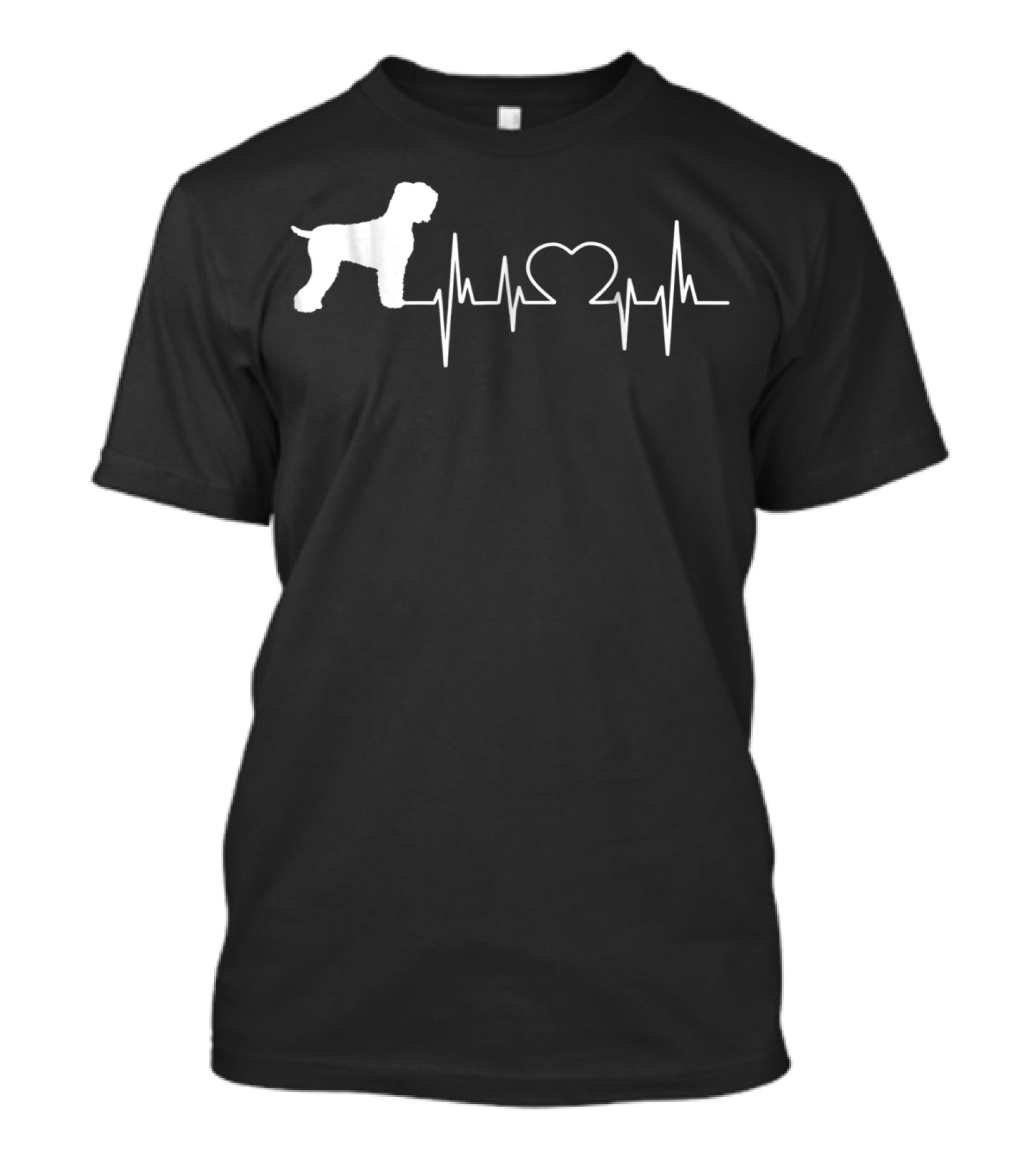 Black Russian Terrier Heartbeat 87 T-Shirt