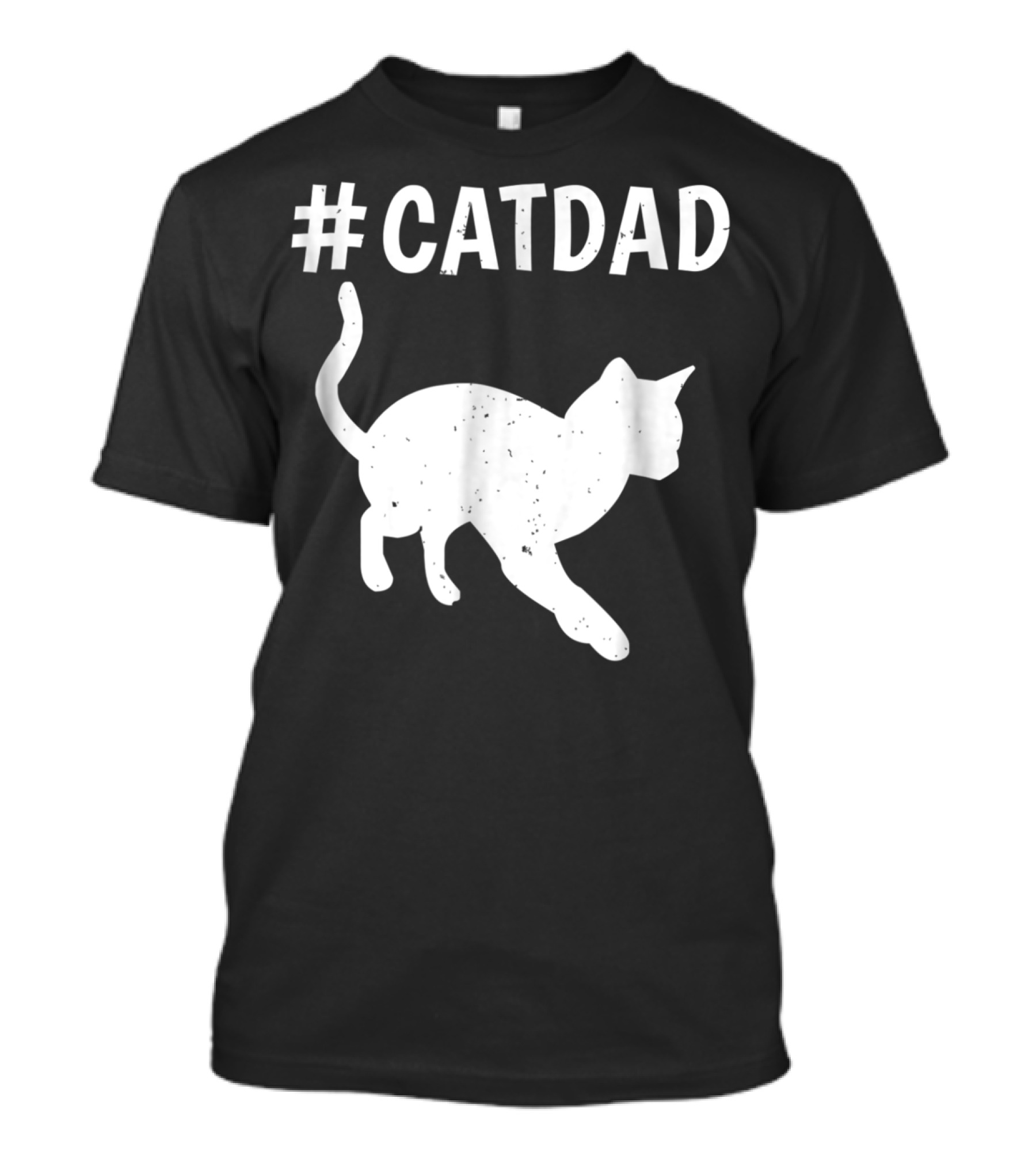 CatDad Hashtag Cat Dad For Cat Owner86 T-Shirt