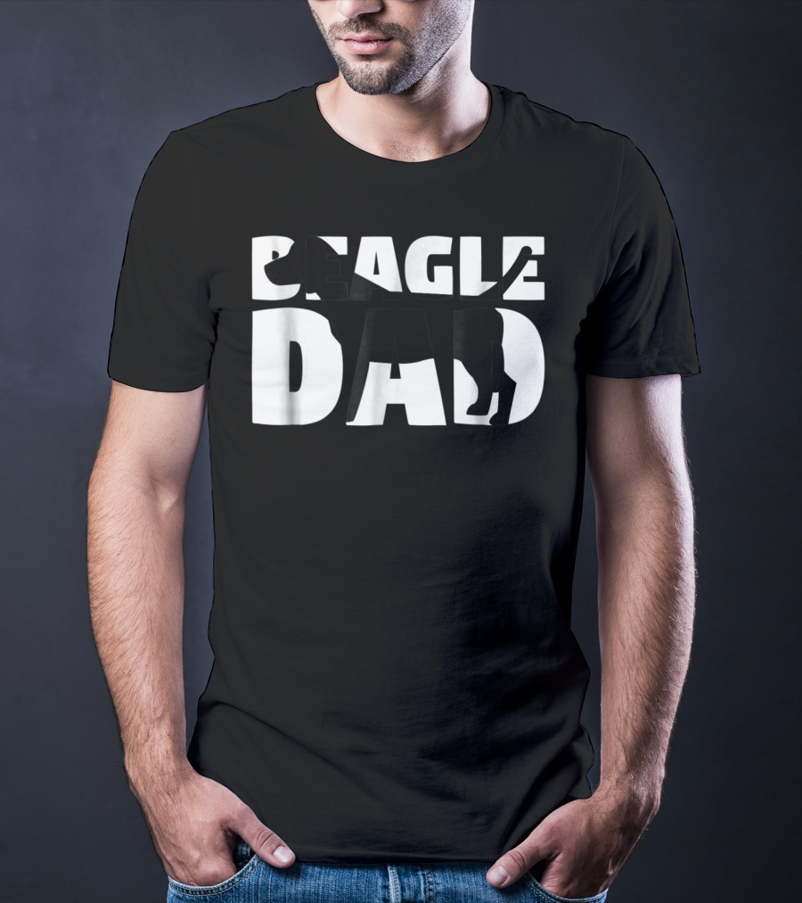 Beagle Dad Beagle Father Dog Dad T-Shirt