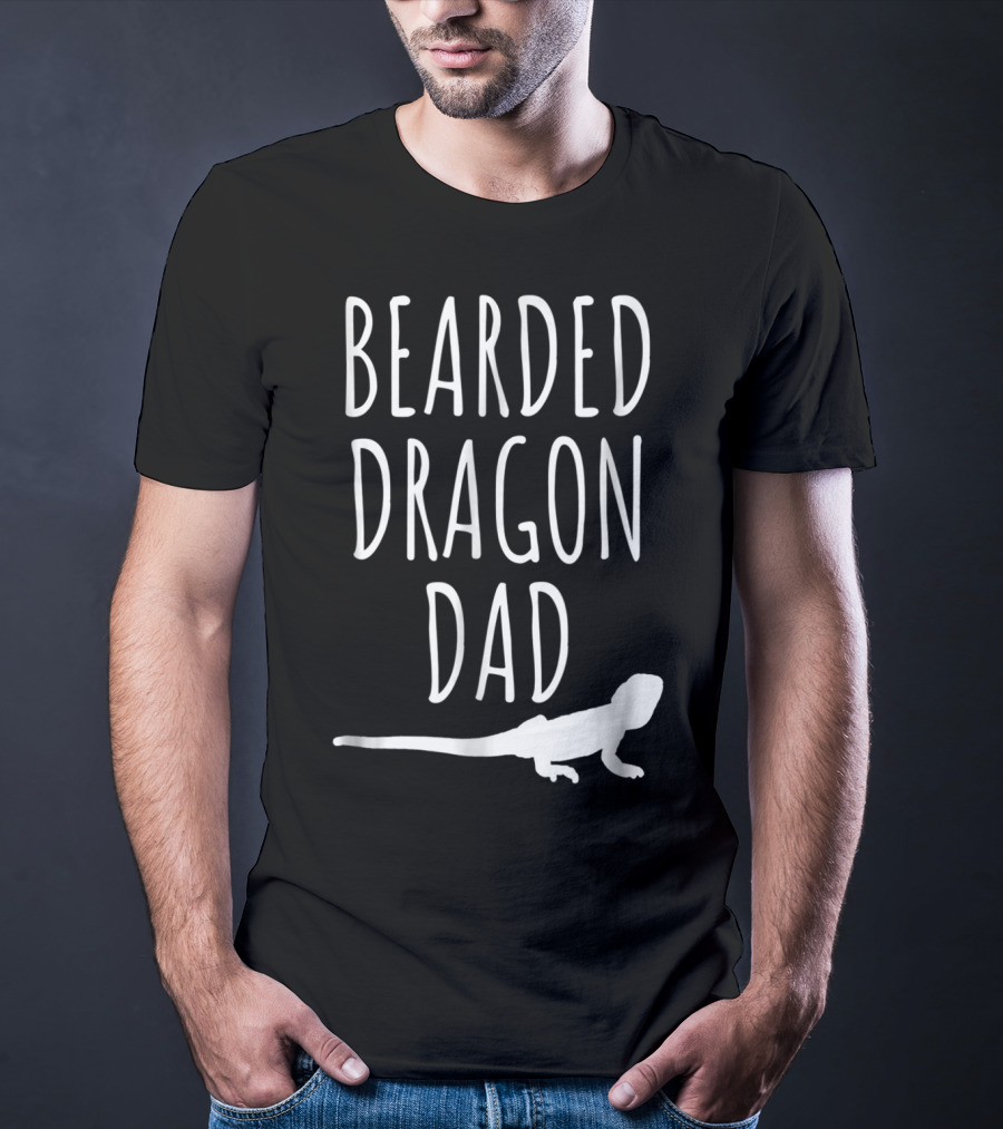 Bearded Dragon Dad Reptile Enthusiast T-Shirt