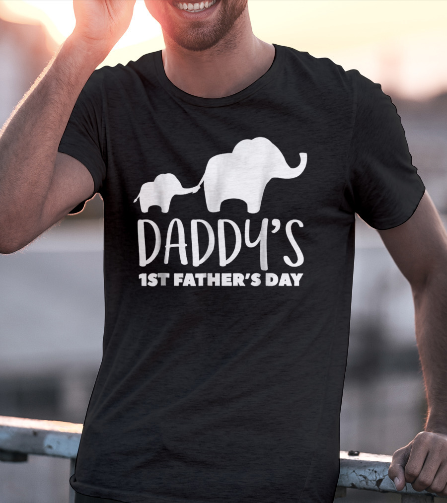 Daddy's 1st Father's Day Elephant87 T-Shirt