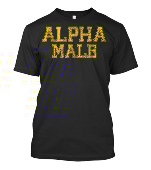 Alpha Male Dad Matching Family Halloween T-Shirt