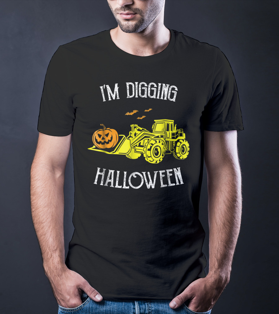 I'm Digging Halloween Best Construction Worker Dad Punny S43 T-Shirt