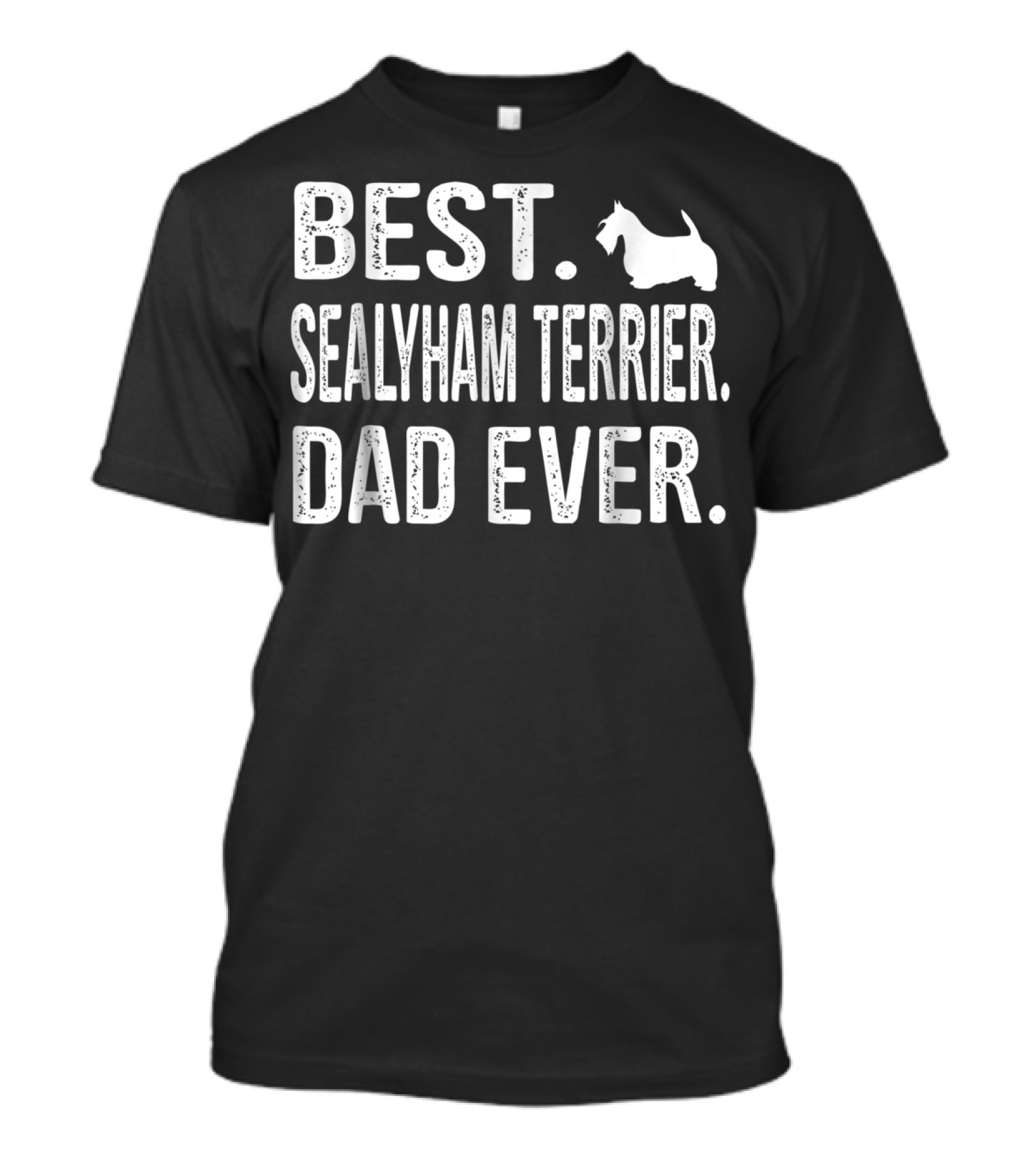 Best Sealyham Terrier Dad Ever With Terrier T-Shirt