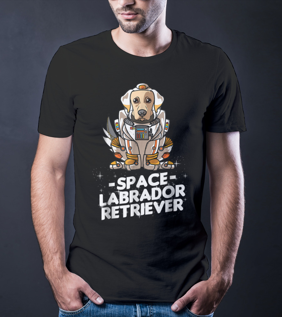 Space Labrador Retriever Astronaut Suit Dog36 T-Shirt