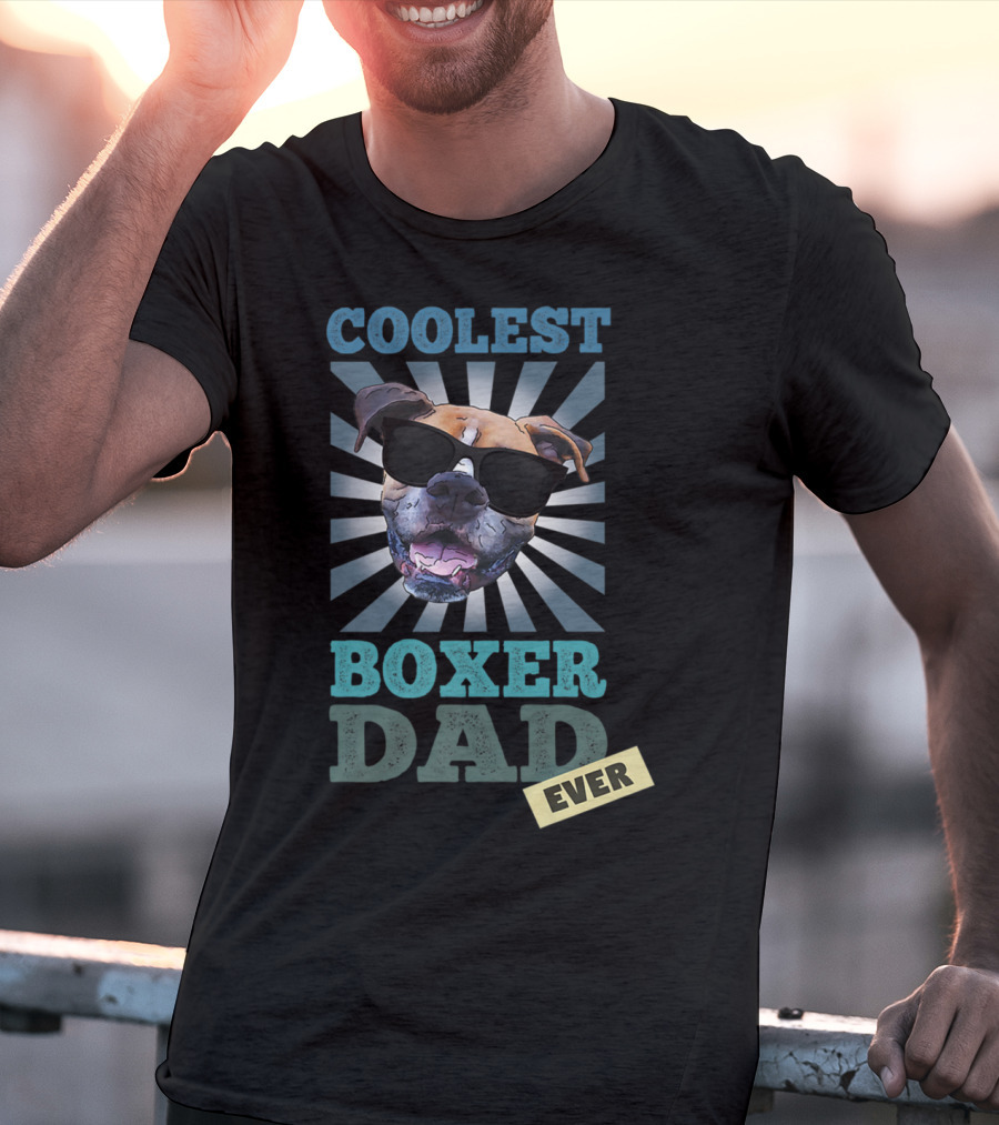 Coolest Boxer Dad Ever T-Shirt