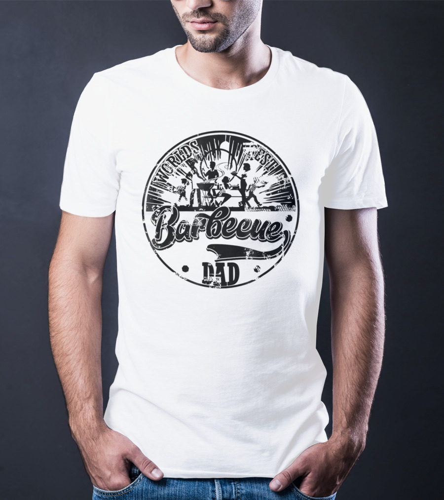 World's Greatest Barbecue Dad Grill Dad93 T-Shirt