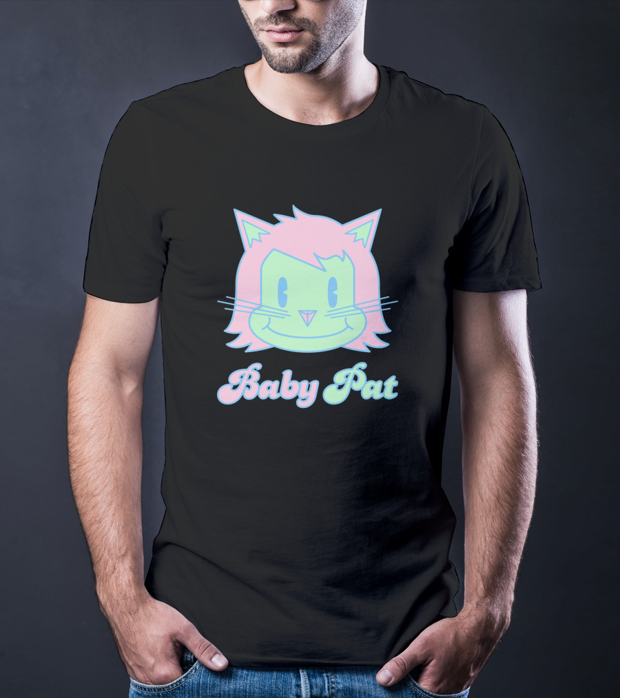 Baby Pat 729803 Pastel Cat Face T-Shirt