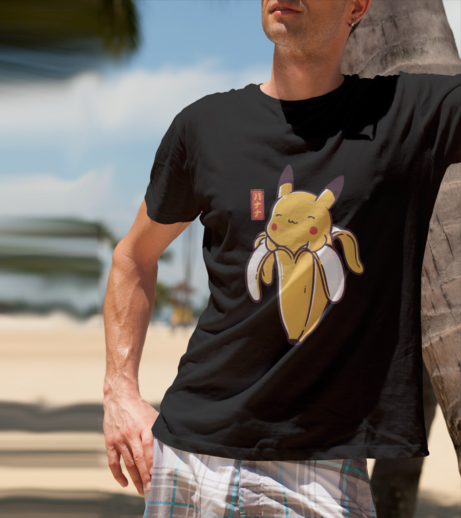 Bananachu Cute Pikachu Banana Fusion T-Shirt
