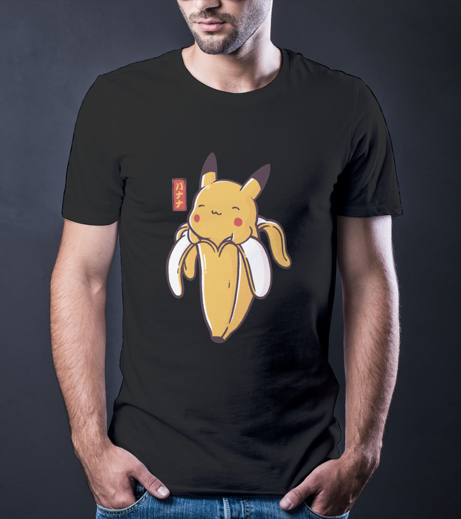 Bananachu Cute Pikachu Banana Fusion T-Shirt
