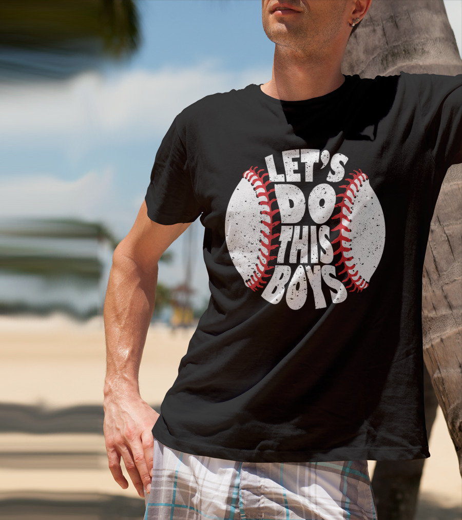 Let's Do This Boys Baseball Spirit T-Shirt