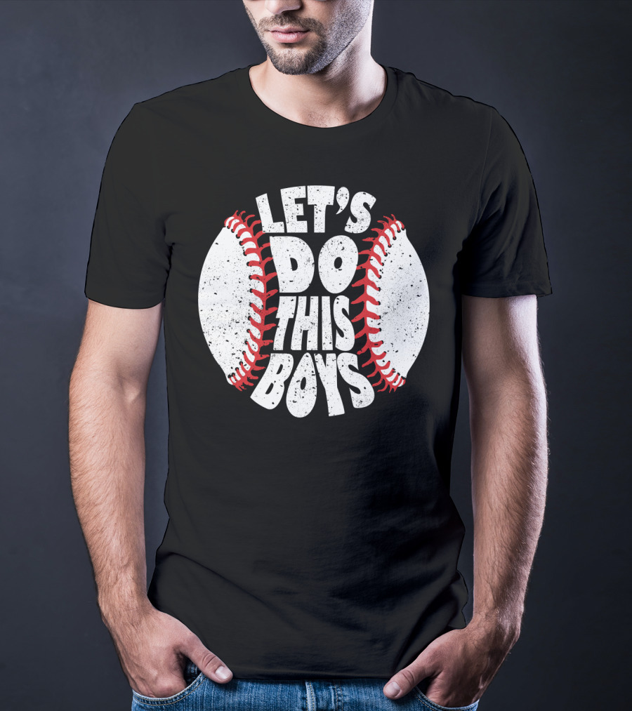 Let's Do This Boys Baseball Spirit T-Shirt