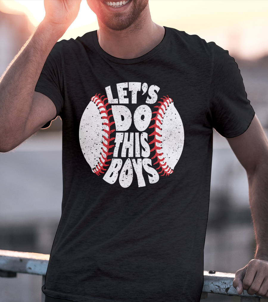 Let's Do This Boys Baseball Spirit T-Shirt