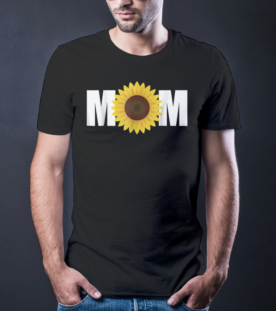 MOM Sunflower Floral T-Shirt