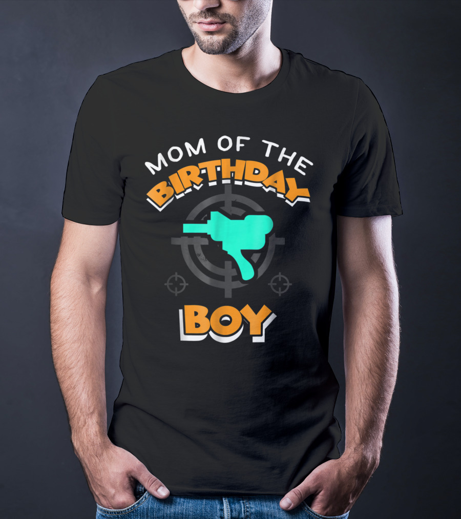 Mom Of The Birthday Boy Paintball Party Mother42 T-Shirt