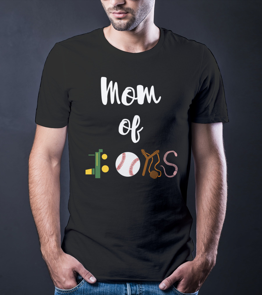Mom Of Boys Sports T-Shirt