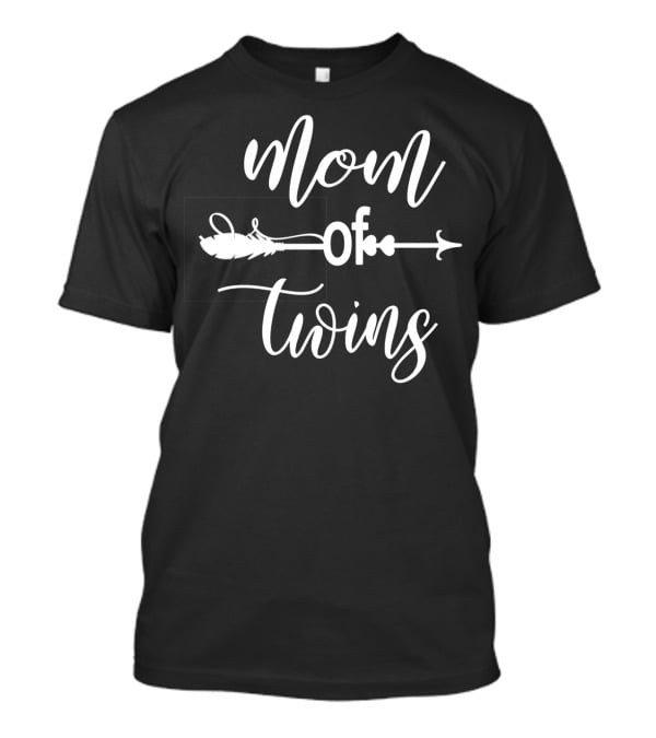 Mom Of Twins Cool Arrow Premium T-Shirt