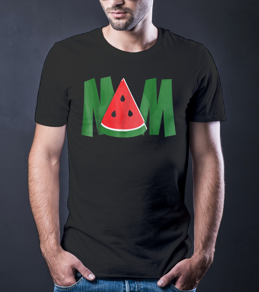 MOM Watermelon Slice Fun T-Shirt
