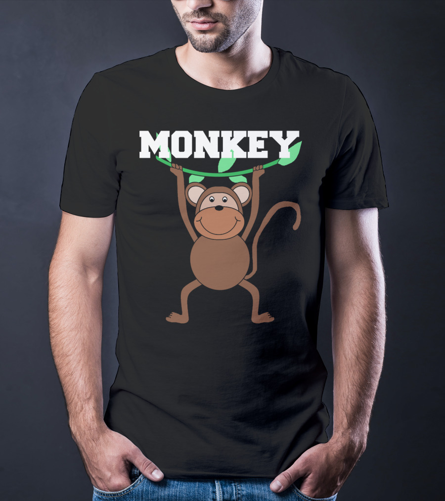 Monkey Circus Birthday Matching For Mom Son Daughter T-Shirt