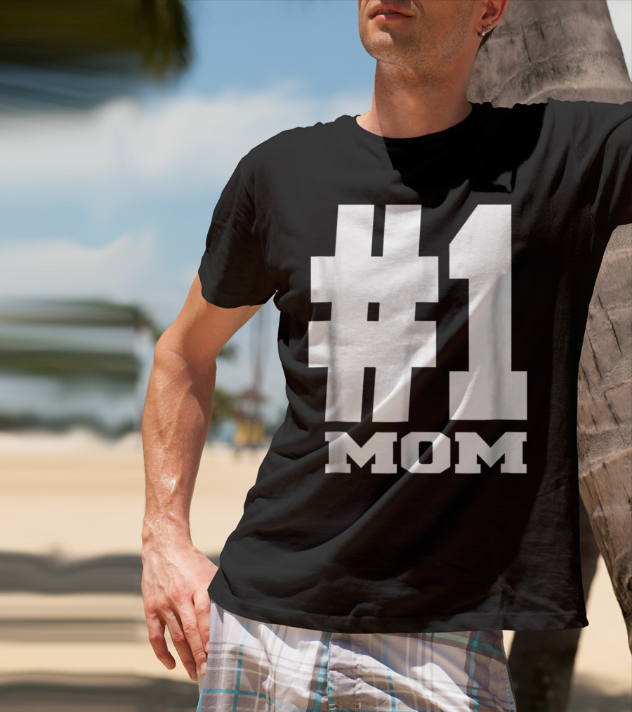 1 Mom Tees Number One Mom Fancy S68 T-Shirt