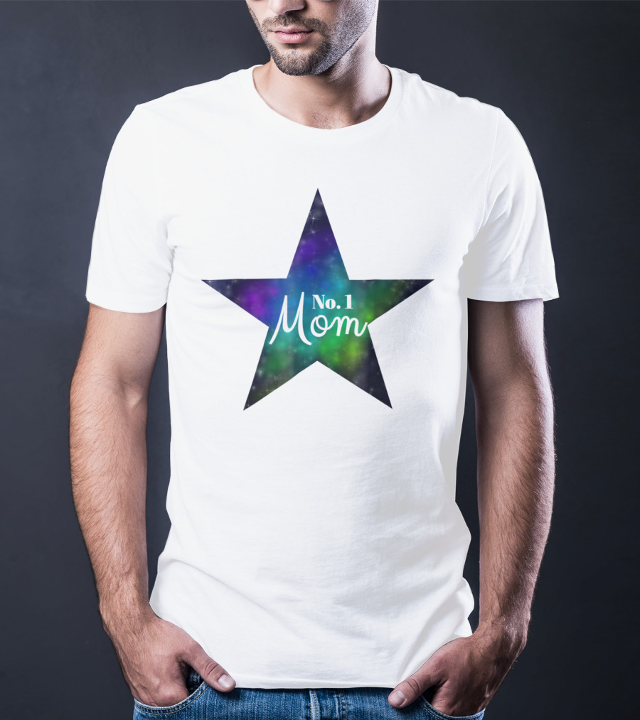 No. 1 Mom Star Galaxy Best Mom In The World T-Shirt