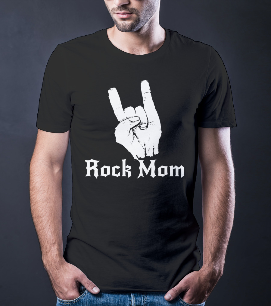 Rock Mom Hand Horns Rock N Roll T-Shirt