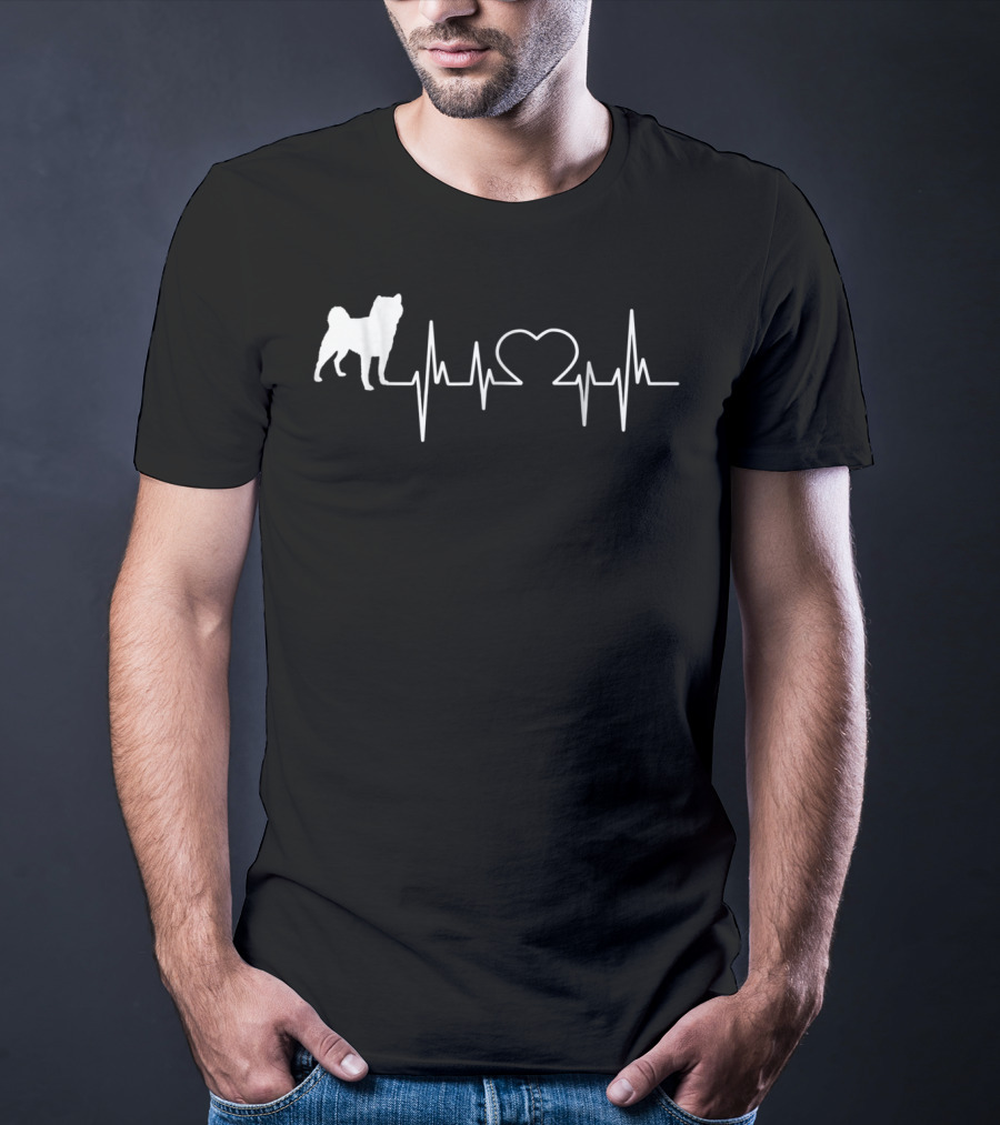 Shiba Inu Heartbeat 18 T-Shirt