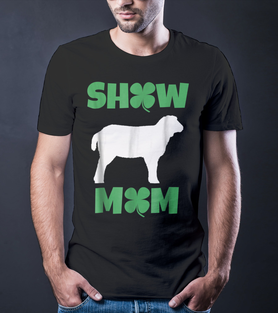 SHOW MOM Shamrock Sheep T-Shirt
