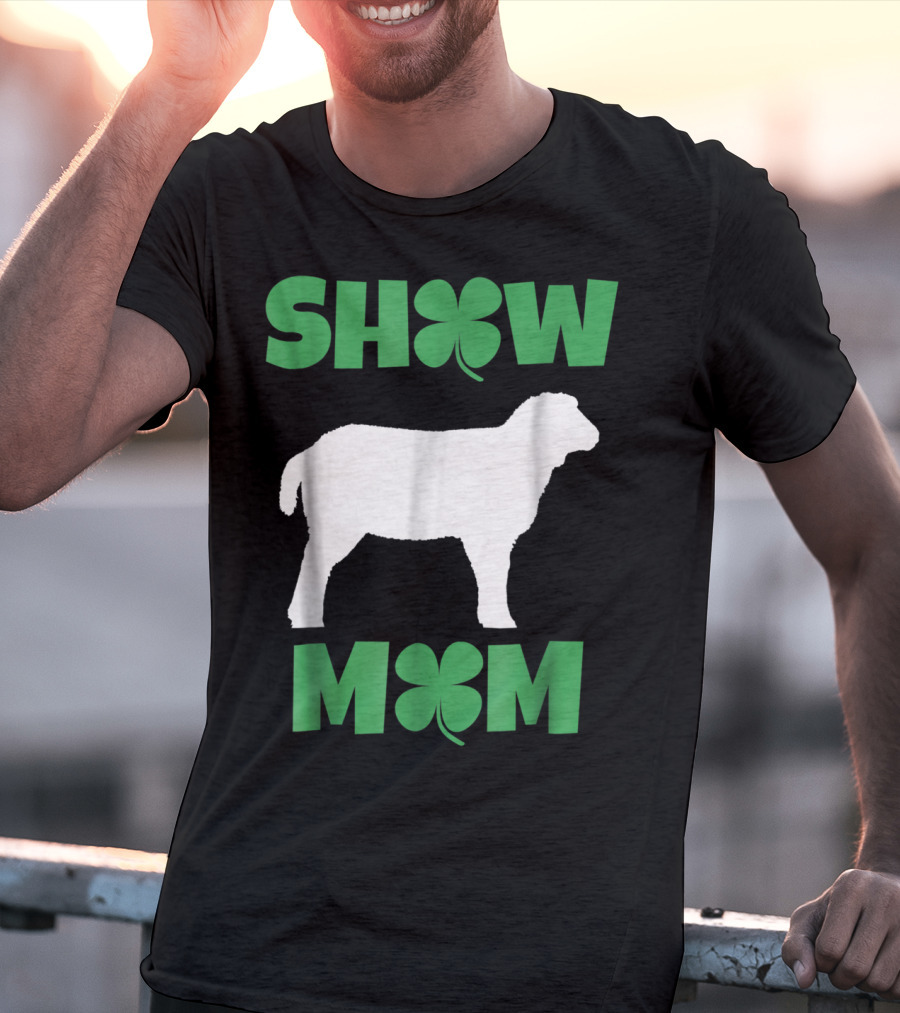 SHOW MOM Shamrock Sheep T-Shirt