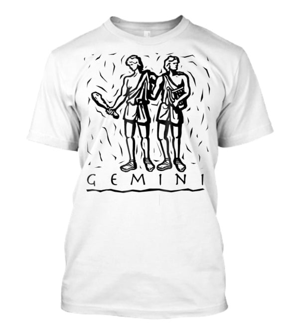 Gemini Zodiac Sign Astrology Horoscope Birthday Twins T-Shirt