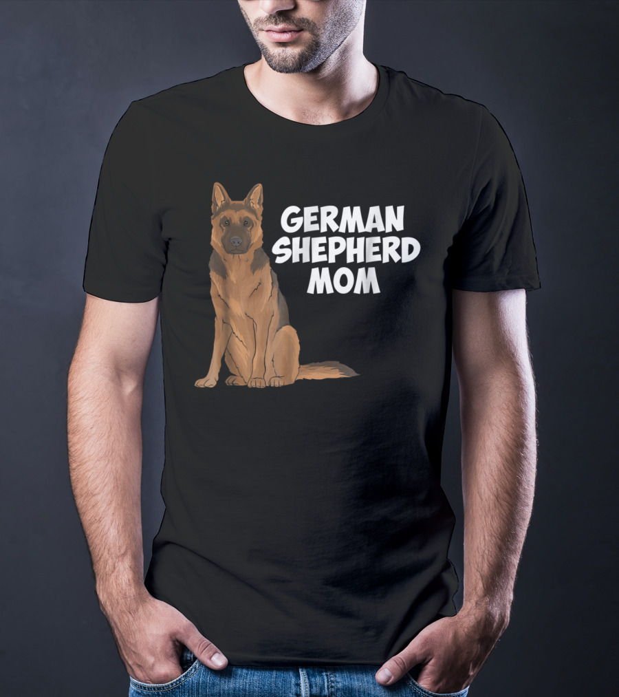 German Shepherd Mom Dog Lovers Birthday22 T-Shirt