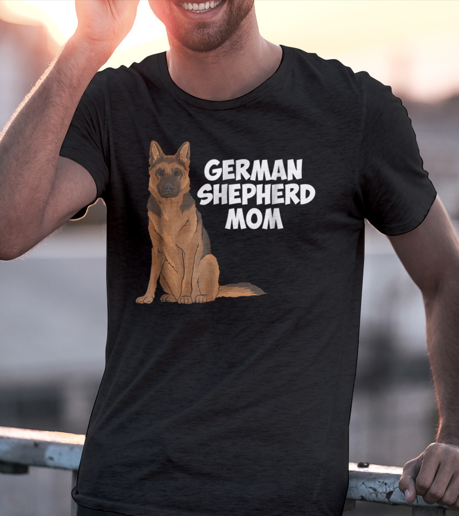 German Shepherd Mom Dog Lovers Birthday22 T-Shirt