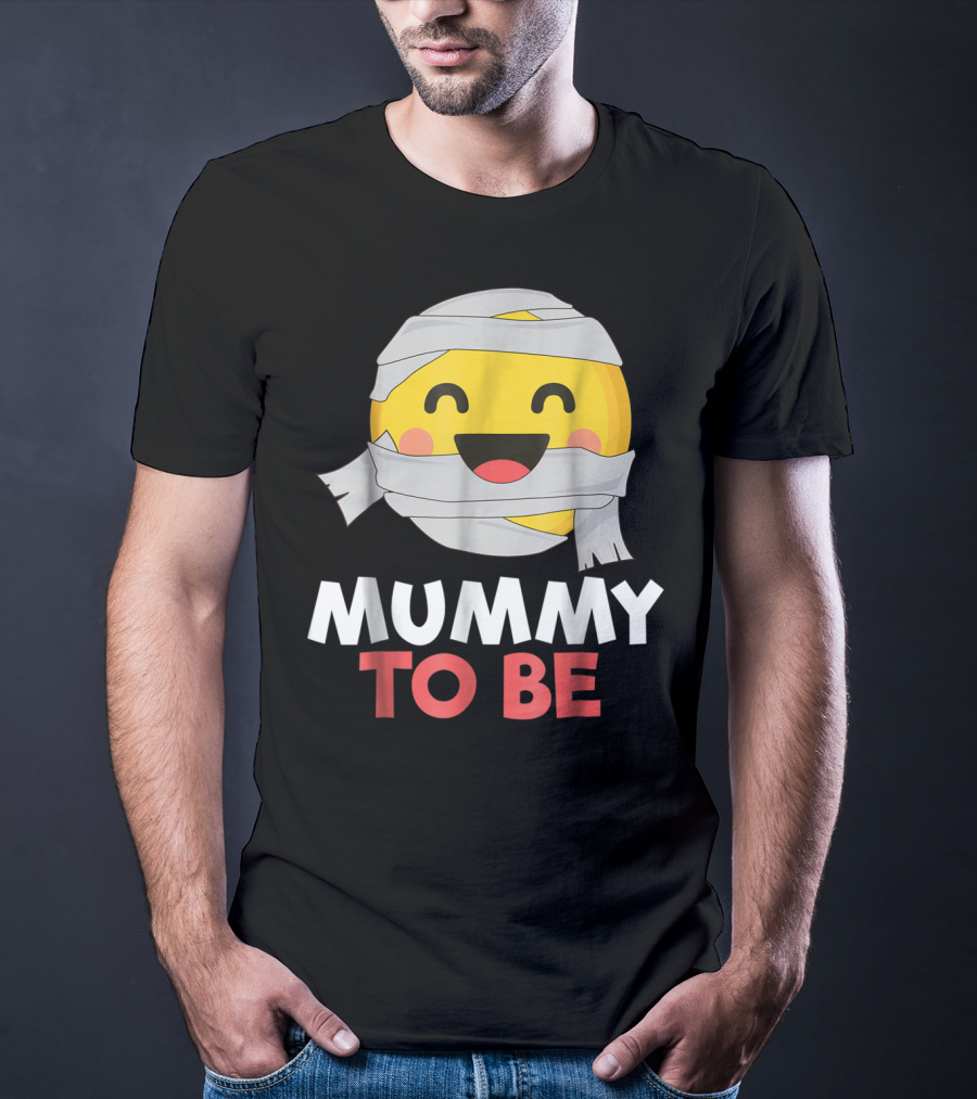 Mummy To Be Emoji Halloween Pregnancy T-Shirt