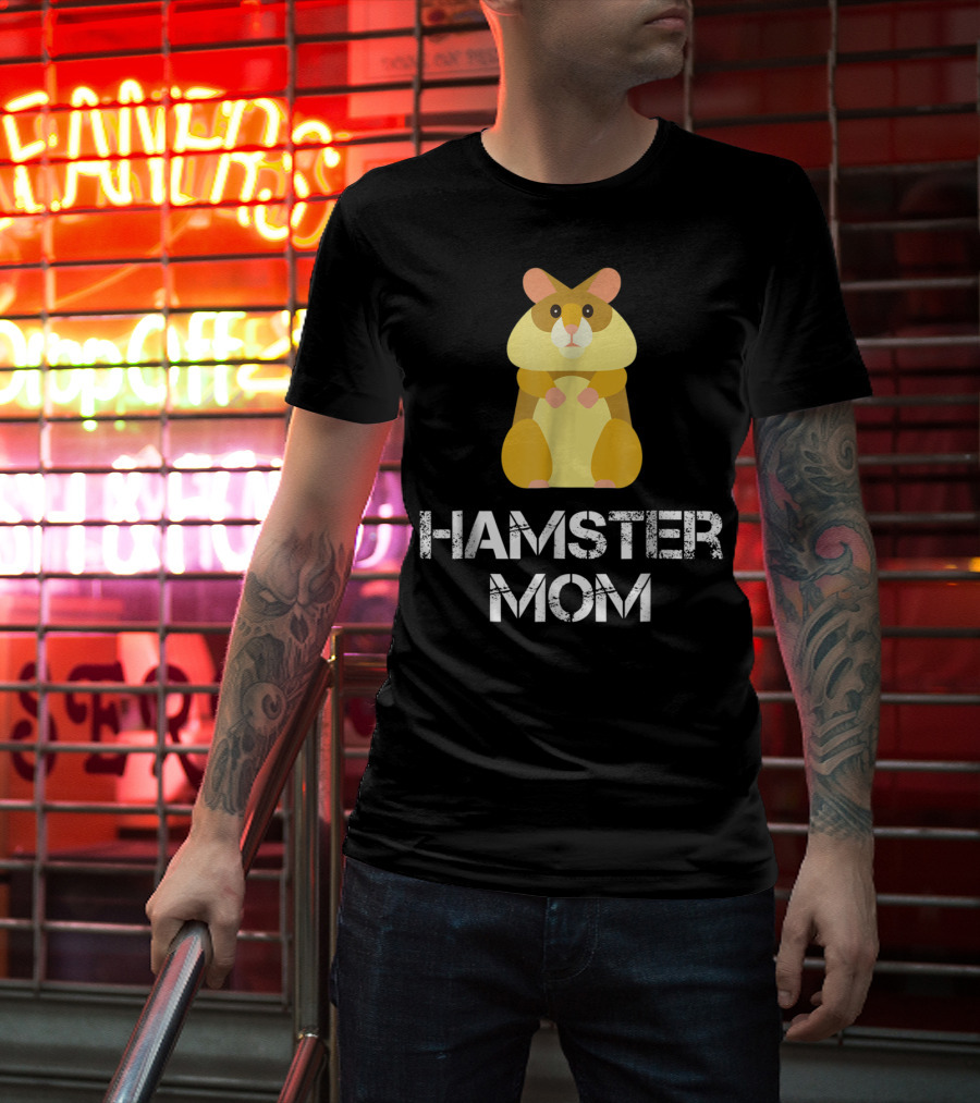 Hamster Mom Hamster Owner Pet Lover Cozy Cuddly Animal Caregiver T-Shirt