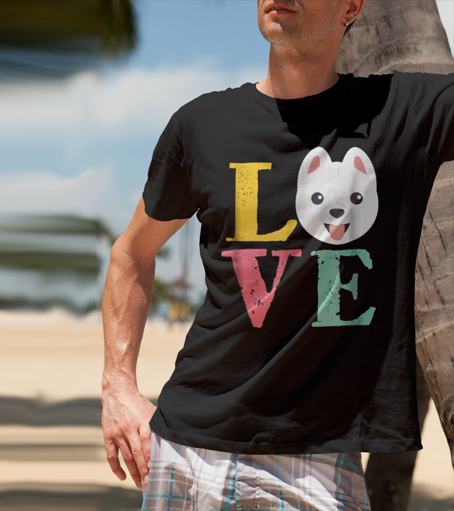 LOVE Pomeranian Dog Pom Owner Puppies Mom And Dad15 T-Shirt